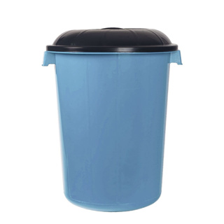 Balde de Cesto de Lixo com Tampa para Cozinha Pequeno de 7 Litros Branco /  Preto / Rosa / Azul Original