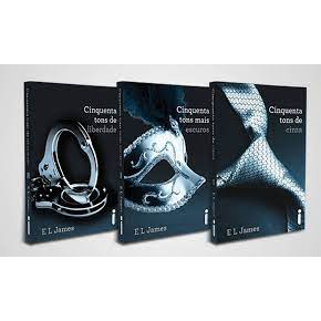 Coleção E.L. James - Cinquenta Tons de Cinza, Cinquenta Tons de Liberdade, Cinquenta Tons Mais Escuros, Grey...