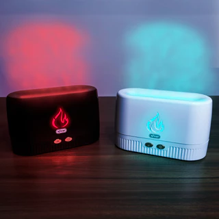 Difusor de Aromas Óleo Essenciail Umidificador Puricador do Ambiente Ar com Efeito Luminoso Decorativo