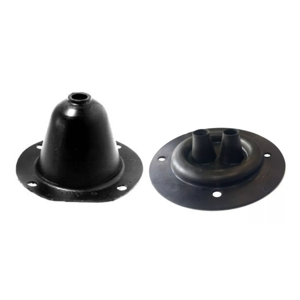 Par Coifa Cambio + Reduzida Baixa Borracha Jeep Willys Cj3 Cj5 Rural F75