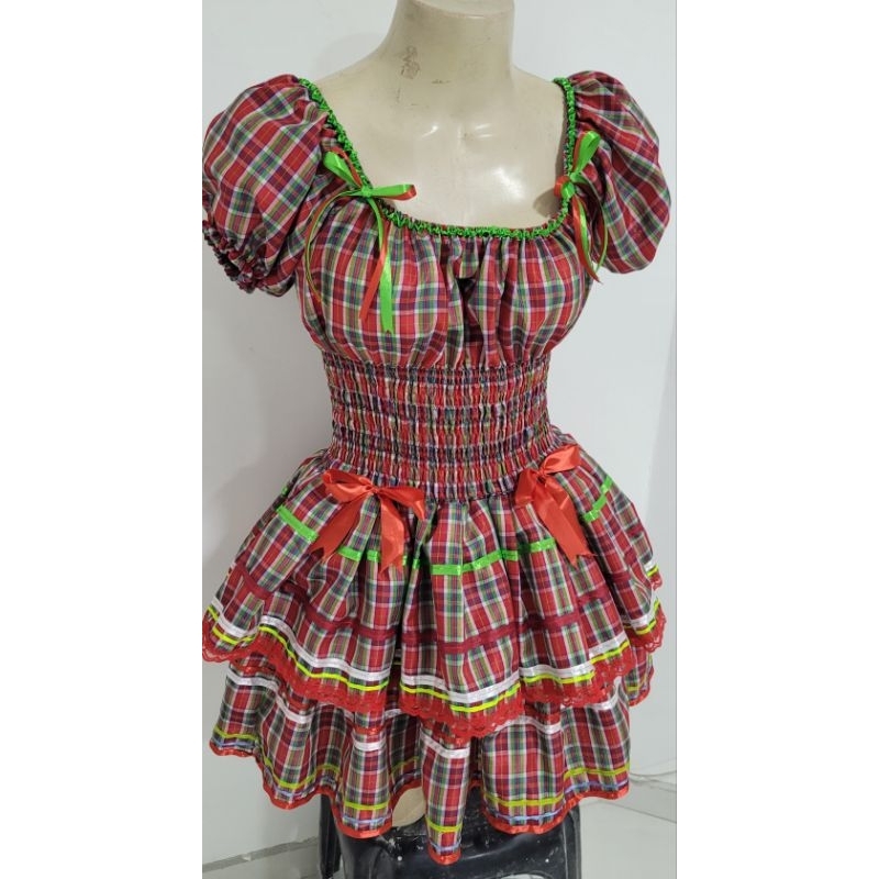 Vestido caipira clearance para adulto