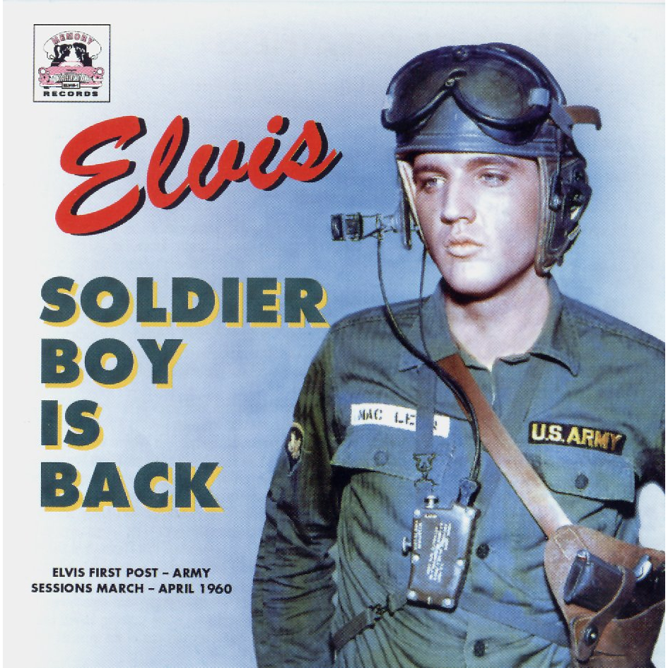 Elvis Presley CD Soldier Boy is Back Sessions 1960 (soundboard