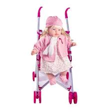 Carrinho de boneca Bebe Brinquedo Lindo Envio Imediato
