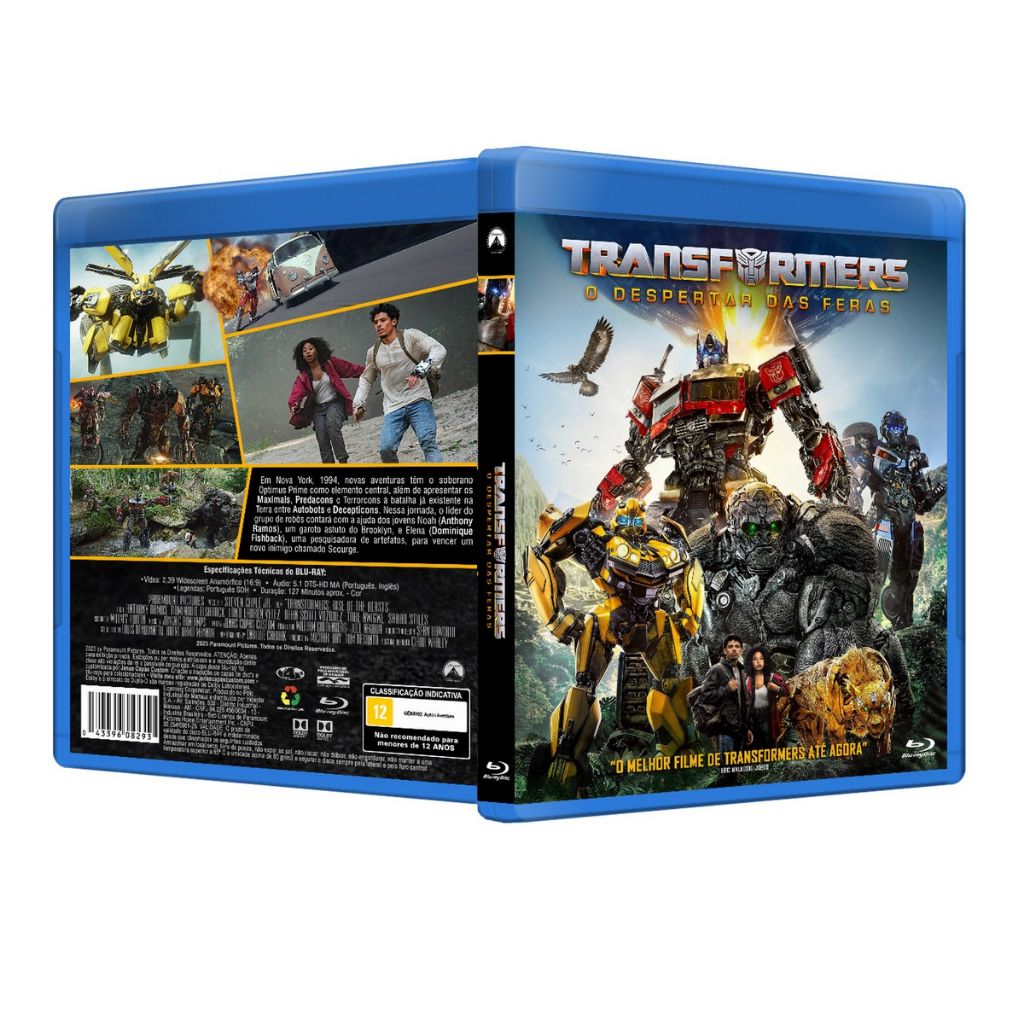 Blu-ray: Transformers - O Despertar Das Feras [PERSONALIZADO]