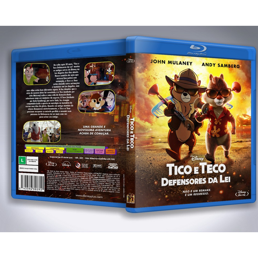 Blu-ray: Tico e Teco - Defensores Da Lei DUB/LEG [PERSONALIZADO
