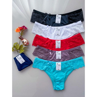 kit 5 calcinha tanga com renda poliéster tangão feminina calcinhas conforto C15