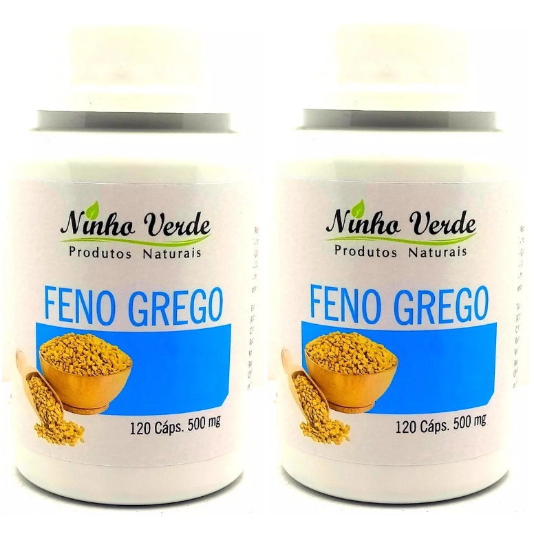 Feno Grego Fonte Verde 60 Caps 500mg Natu Nutri Produtos Naturais