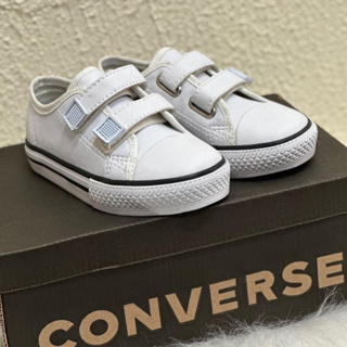 All star sale velcro infantil branco