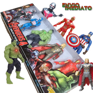 Kit 20 Bonecos Super Herois Marvel Dc E Outros Montar