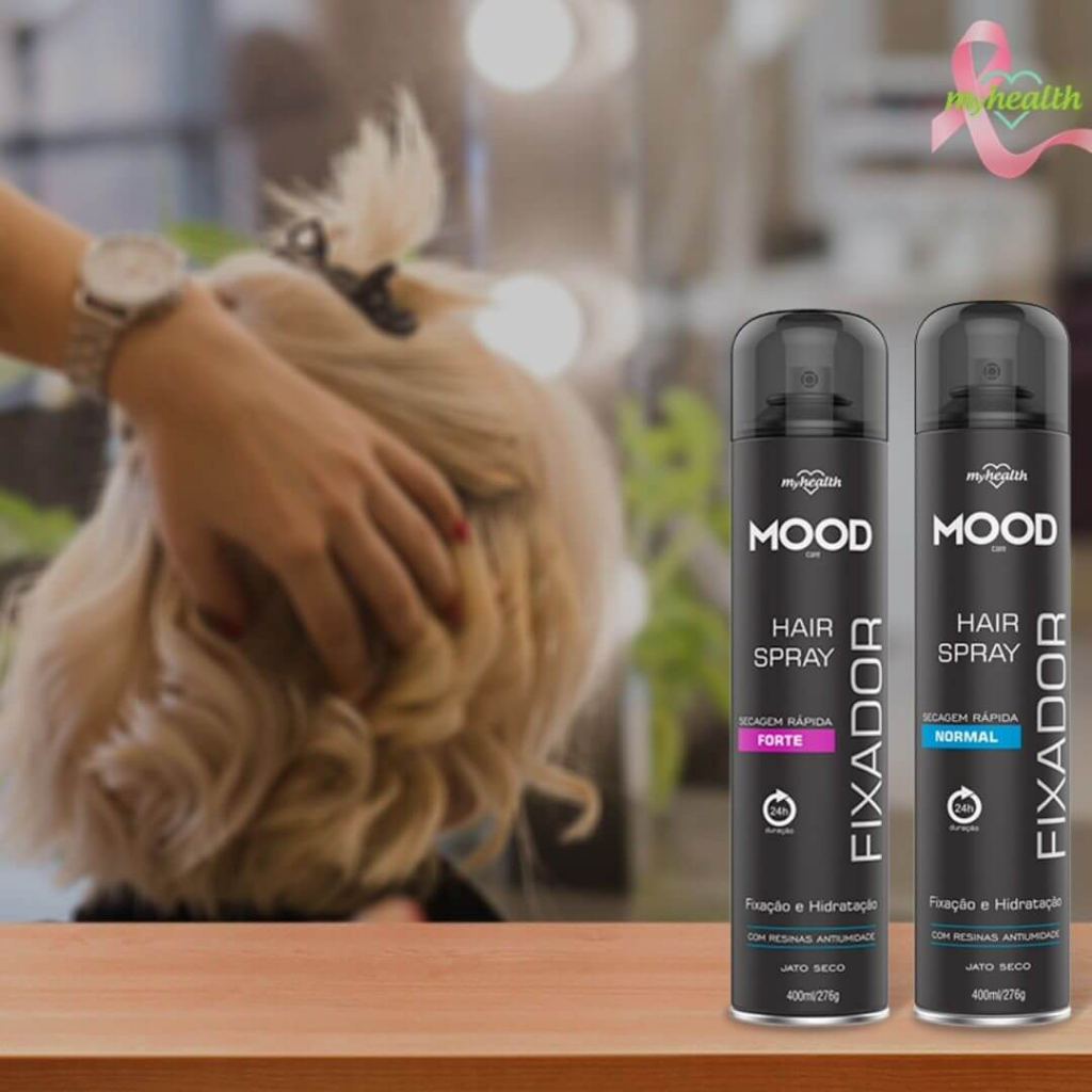 Spray Fixador e Modelador de Cabelos Mood Care 200ml | Shopee Brasil