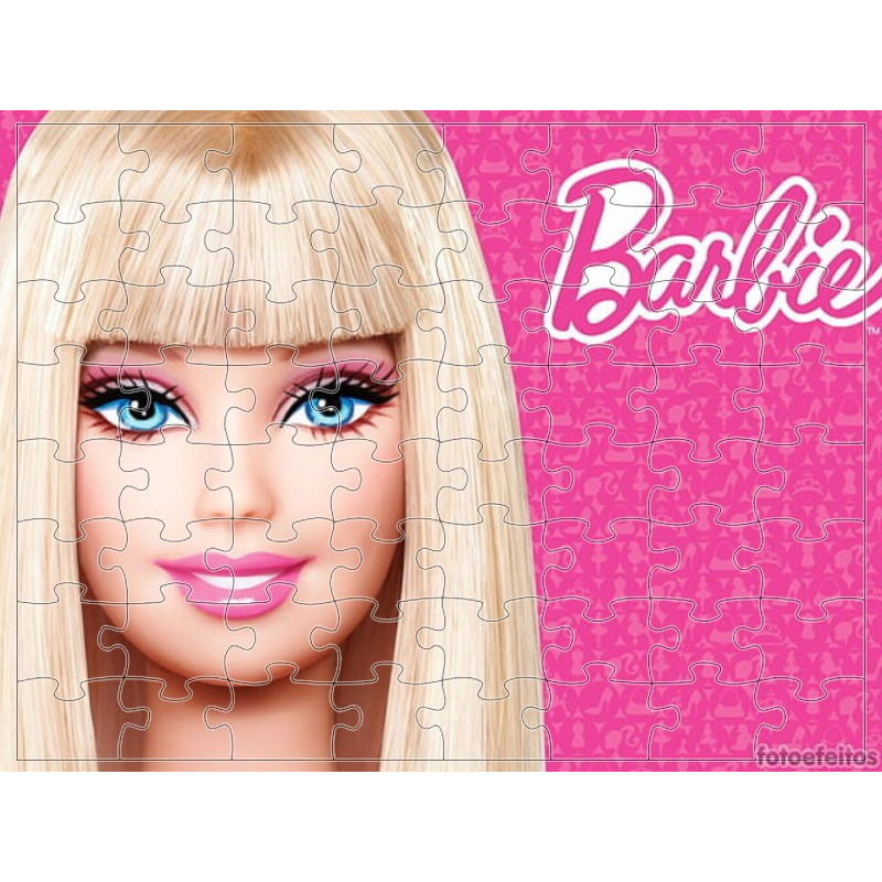 Desenho de o quebra cabeça que quebra mesmo a cabeça pintado e colorido por  Barbie o dia 13 de Julho do 2012