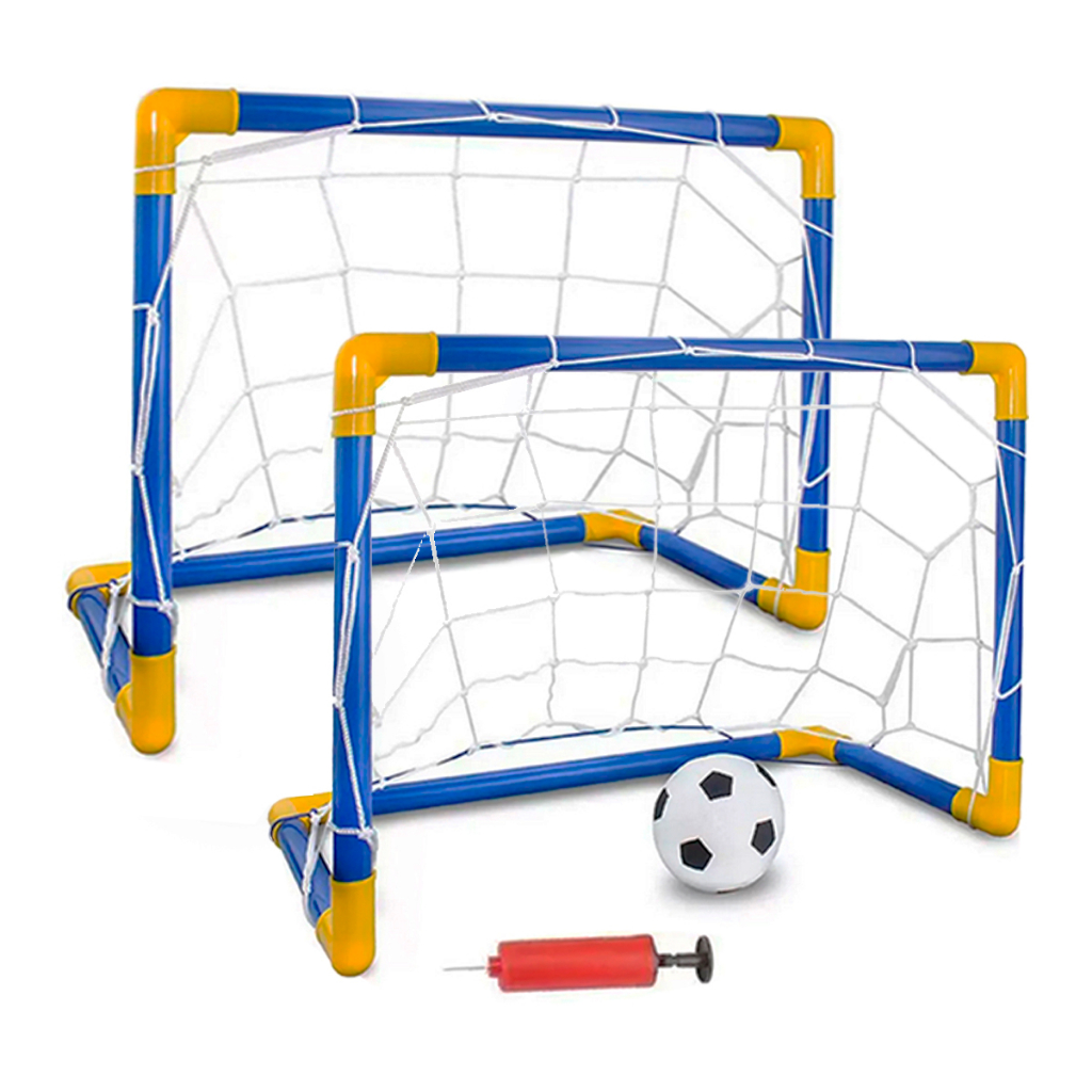 Par Trave De Futebol Mini Gol Bola E Bomba - Sports Religion