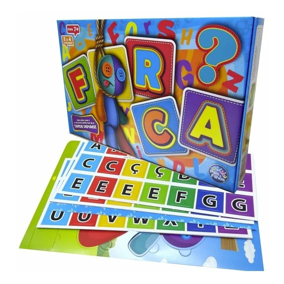 Jogo Da Forca Interativo Educativo Palavras Tabuleiro Brinquedos ...