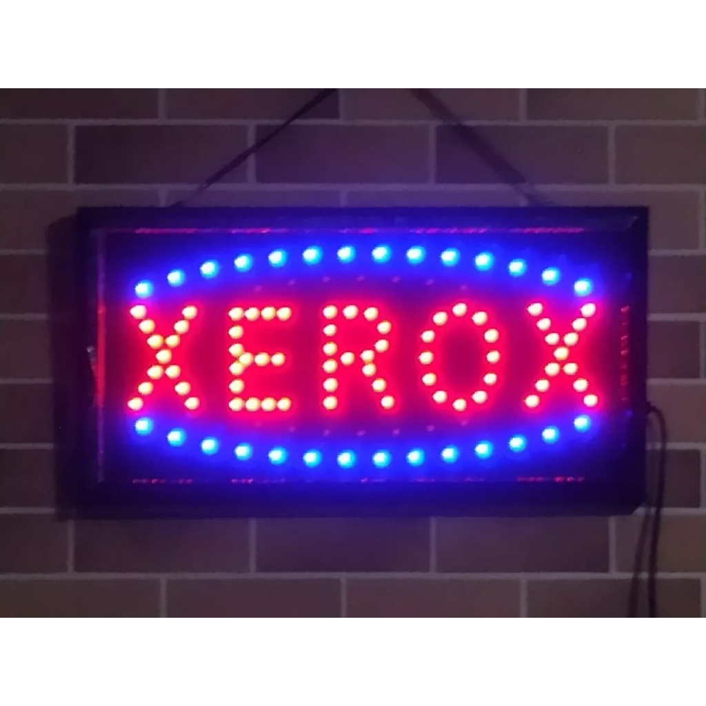 Painel De Led Letreiro Luminoso Placa Xerox 110V ou 220V | Shopee