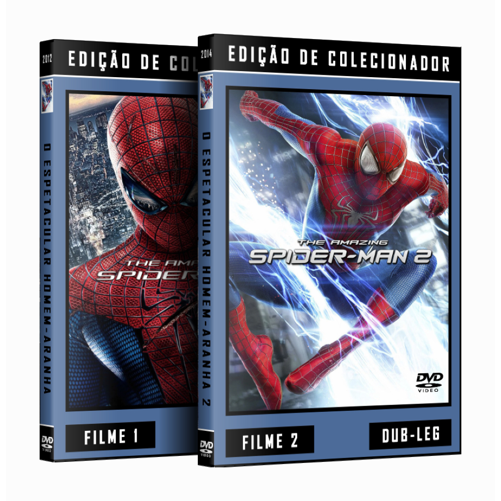 O Espetacular Homem-Aranha Filmes 1 e 2 em DVD | Shopee Brasil