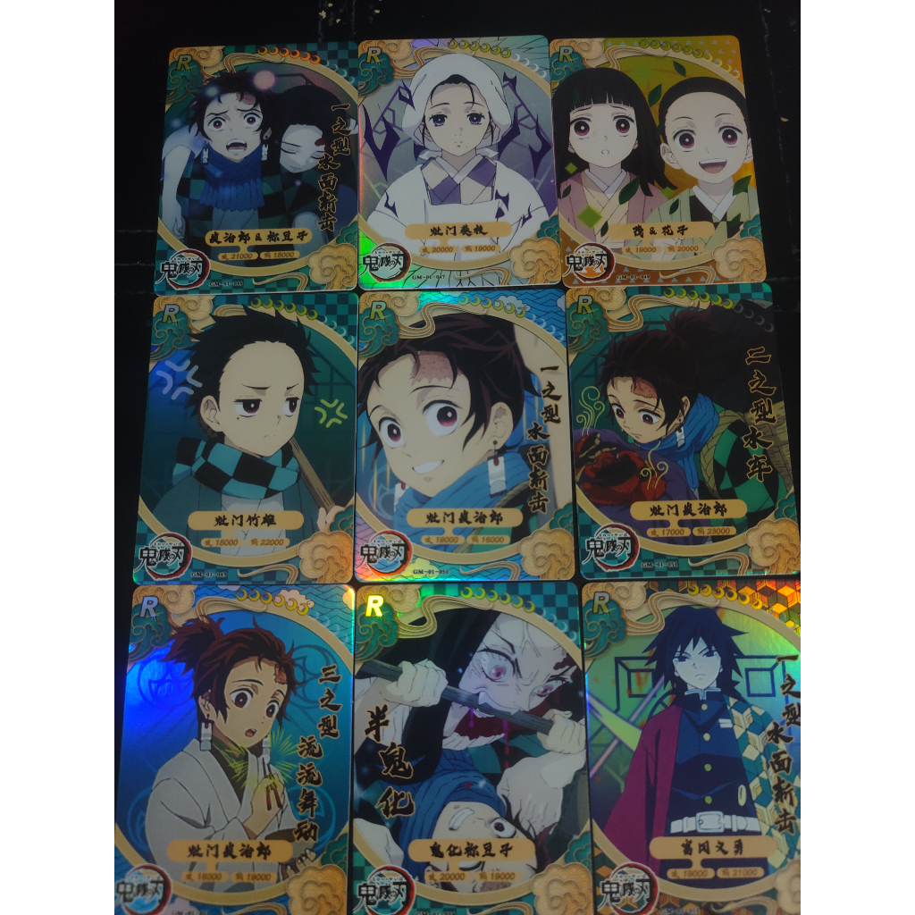 Cartas DEMONS SLAYER R