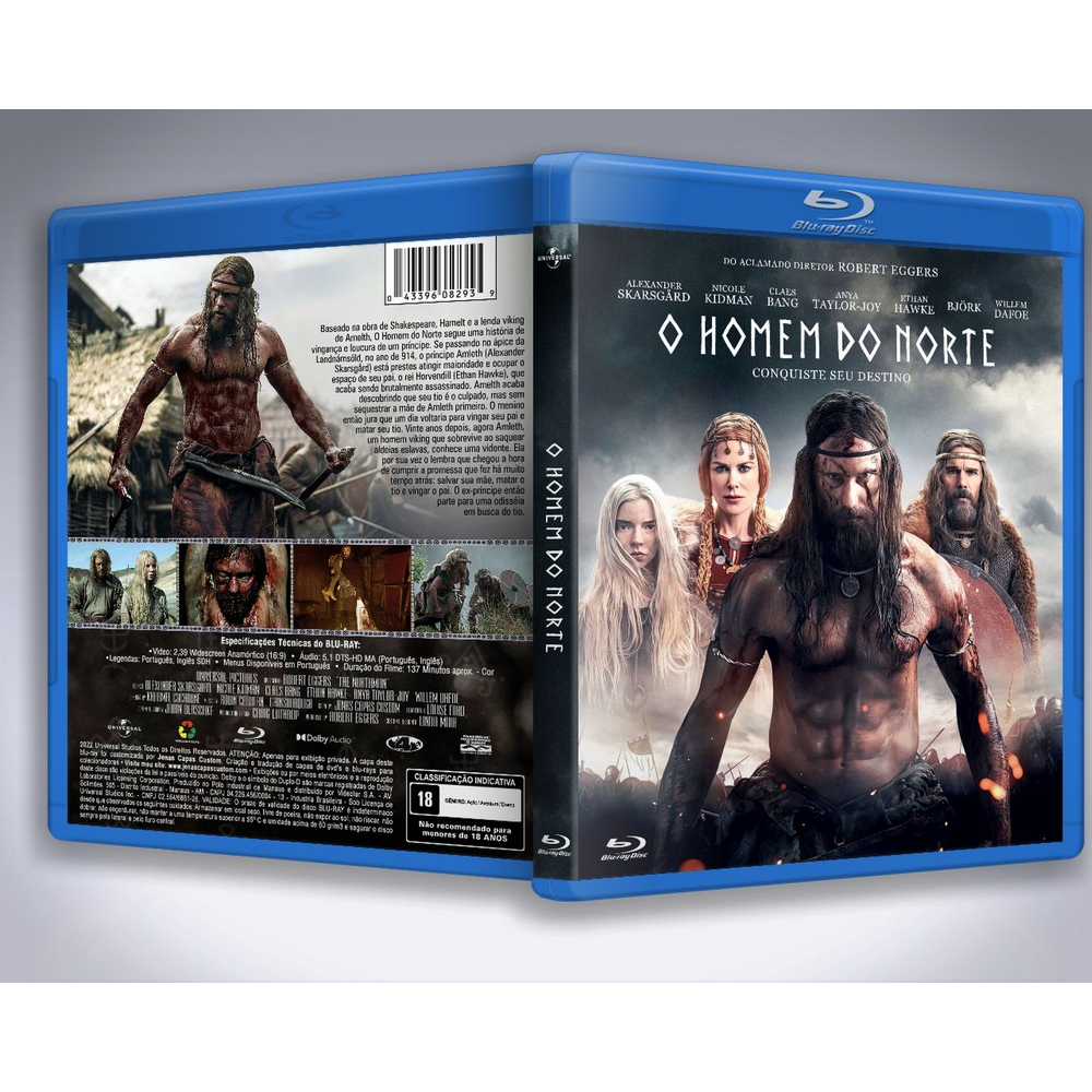 Blu-ray: O Homem Do Norte [PERSONALIZADO]