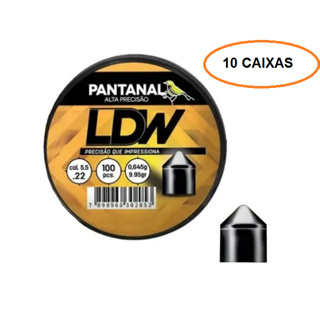 Chumbinho 5,5mm C/100 Pantanal LDW (KIT 10 CAIXAS)