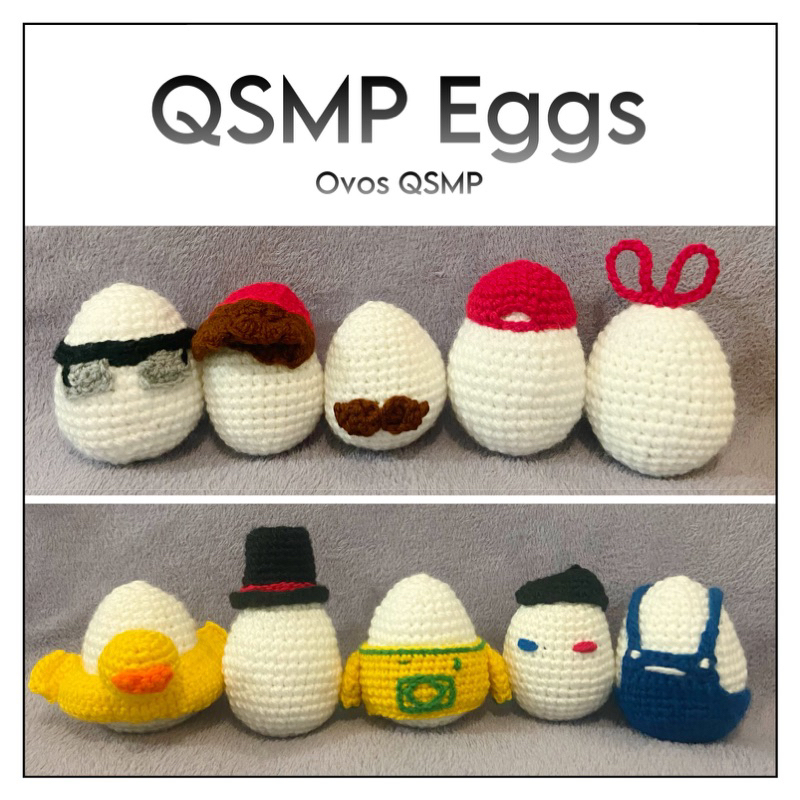 QSMP Eggs Golem Minecraft Mob Skin