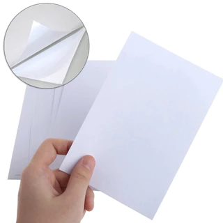 100Fls Adesivo Fosco 180g/m² Sulfite 63g/m² A6 (10,5x14,8cm)