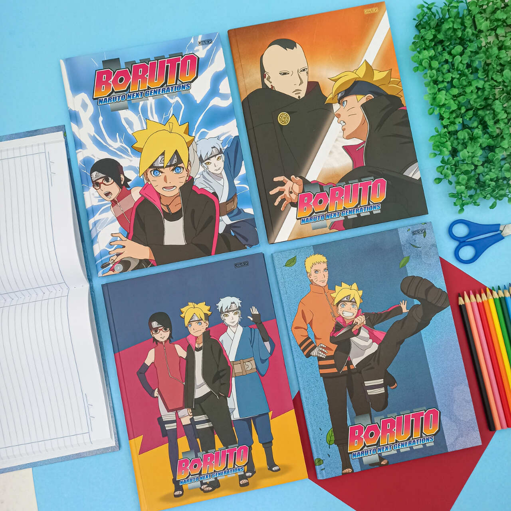 Caderno Brochurão Grande Boruto Volta às Aulas Uma Unidade