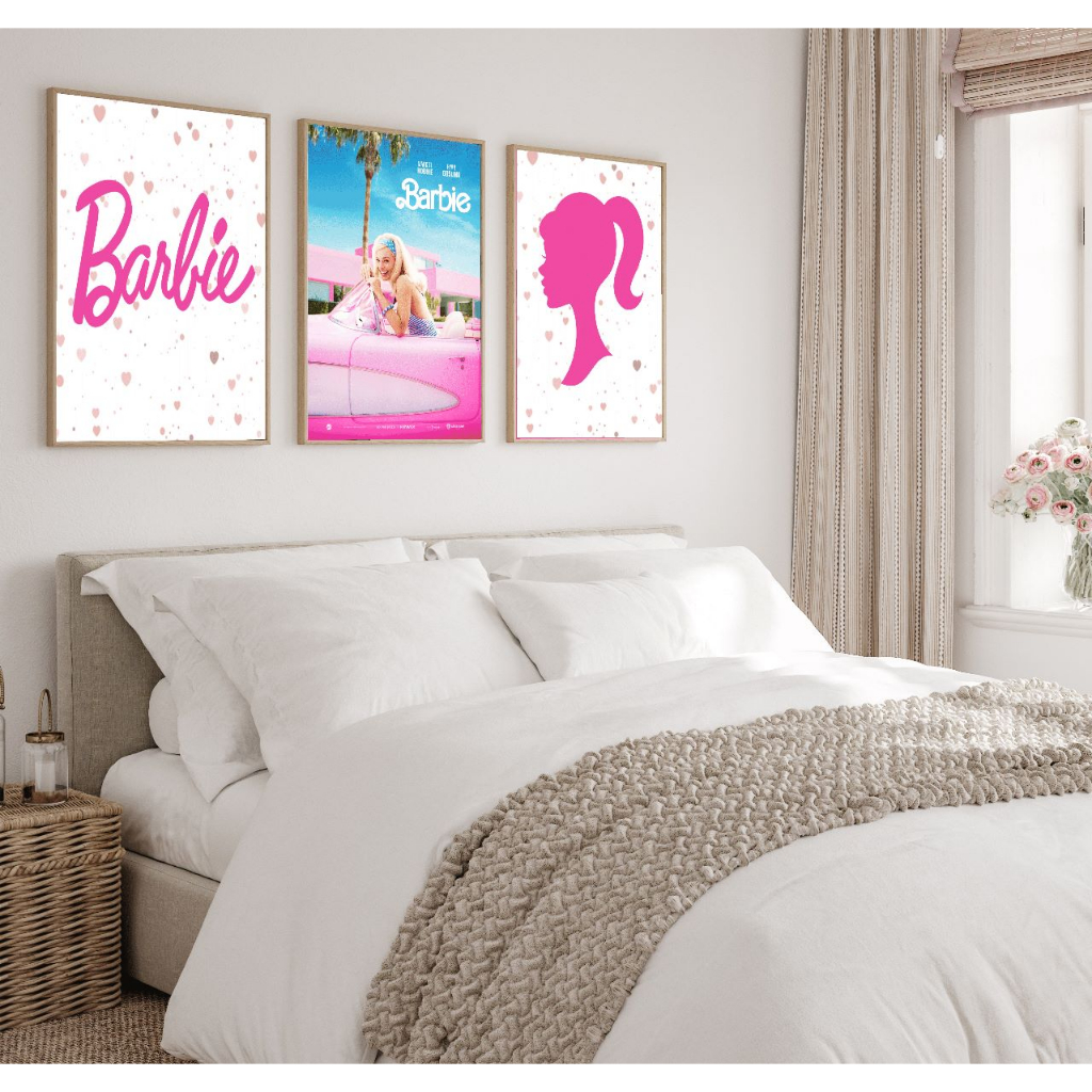 Casa Da Barbie Mdf Pintada E Montada Com +25 Kit Moveis