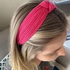 Tiara Nó Turbante Xadrez Laço Tecido Forrado Feminino Acessorio De Cabelo  Moda Inverno