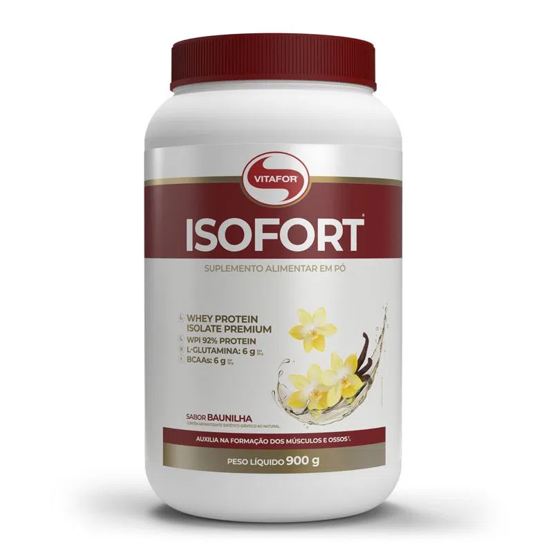 Whey Protein Isolado Isofort 900g – Vitafor