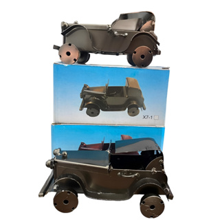 Miniatura Decorativa de CARRO Retro Vintage Metalizada