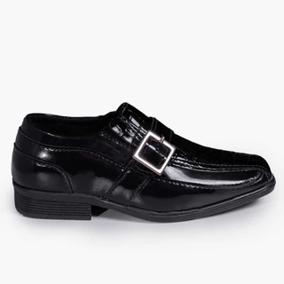 Sapato Infantil Masculino Social Com Fivela Preto 20 ao 36