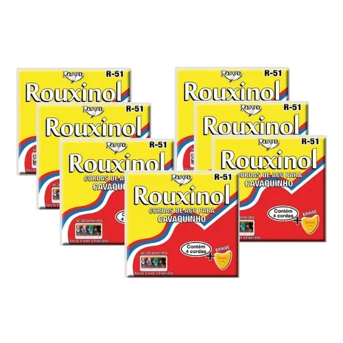 Encordoamento Rouxinol Para Cavaquinho R-51 Kit Com 7 Jogo