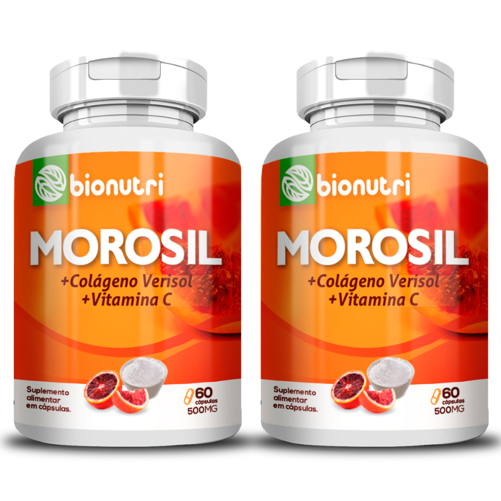 Kit 2x Morosil Original 500mg Laranja Moro 120 Cápsulas | Shopee Brasil