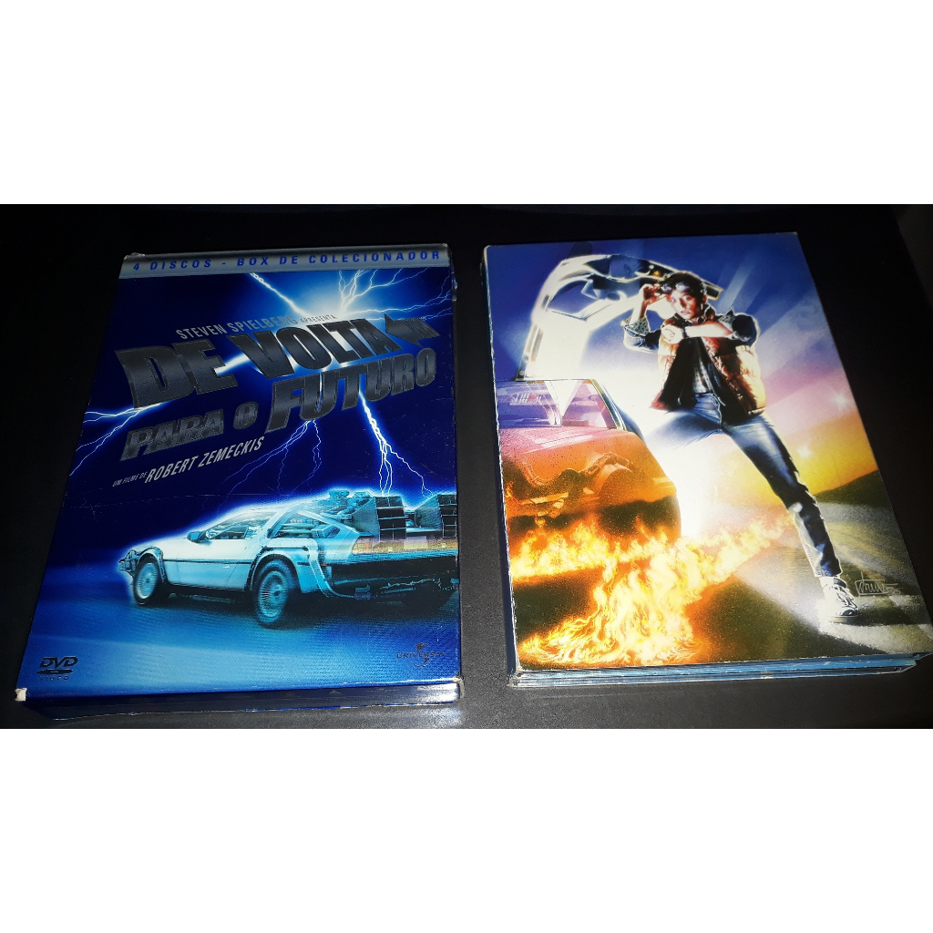 Box DVD De Volta Para O Futuro 4 Discos Edição De Colecionador