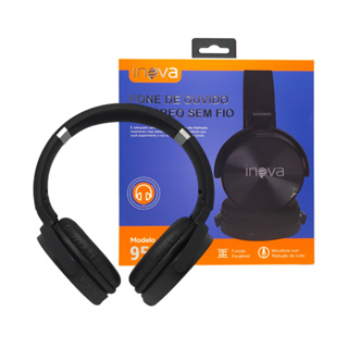 Fone de Ouvido Headset Sem Fio Alta Fidelidade Fone Inova Atende Chamadas