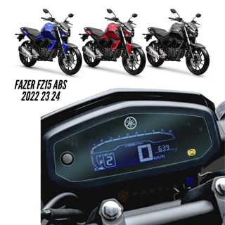 Pelicula de Proteção Painel Nova Yamaha Fazer FZ15 ABS 2022 2023 2024 2025 Protetor Protetora Velocimetro Brilho com Nota Fiscal Original Protle