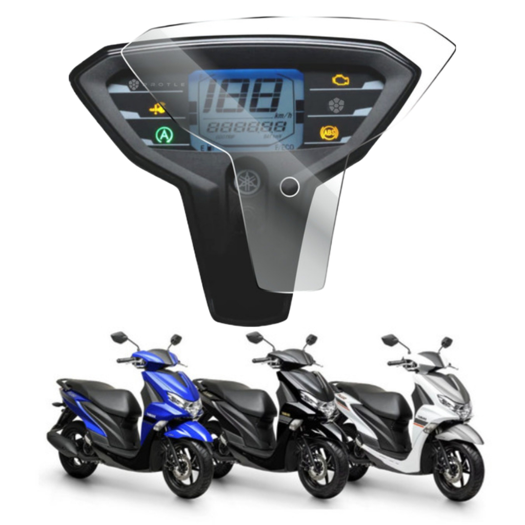 Pelicula de Proteção Painel Nova Yamaha FLUO 125 ABS 2022 2023 2024 2025 Protetor Protetora Velocimetro Brilho com Nota Fiscal Original Protle