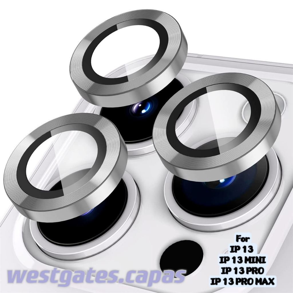 Pelicula Metal Liso de Camera proteção Lente Compativel para IPhone 13MINI 13 13 PRO 13 PRO MAX