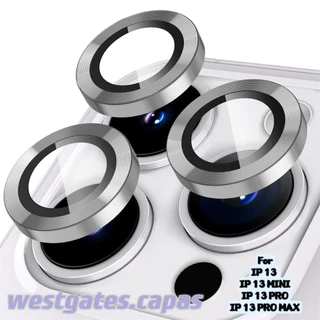 Pelicula Metal Liso de Camera proteção Lente Compativel para IPhone 13MINI 13 13 PRO 13 PRO MAX