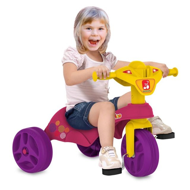 Triciclo Infantil Europa Vermelho 670 Bandeirante - Pirlimpimpim Brinquedos