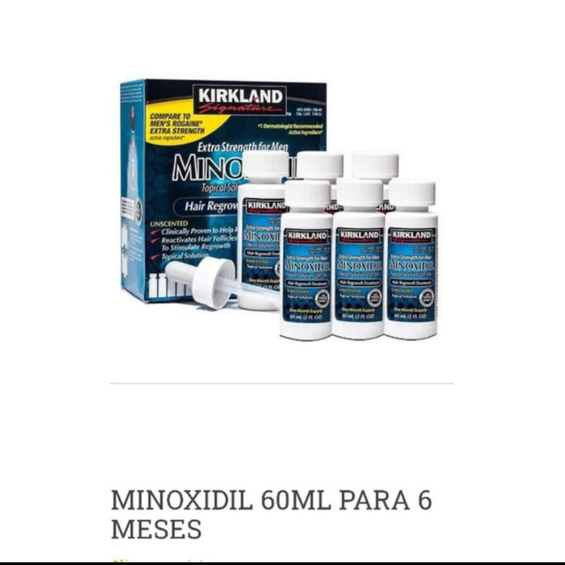 Tônico Para Cabelo e Barba Caixa Fechada Kirklandi USA