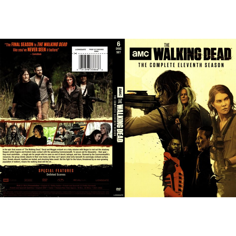 DVD The Walking Dead 11ª Temporada Dublado HD1080p | Shopee Brasil