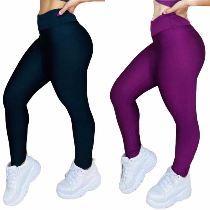 Calça legging peluciada felpuda térmica grossa - ATUAL BASIC