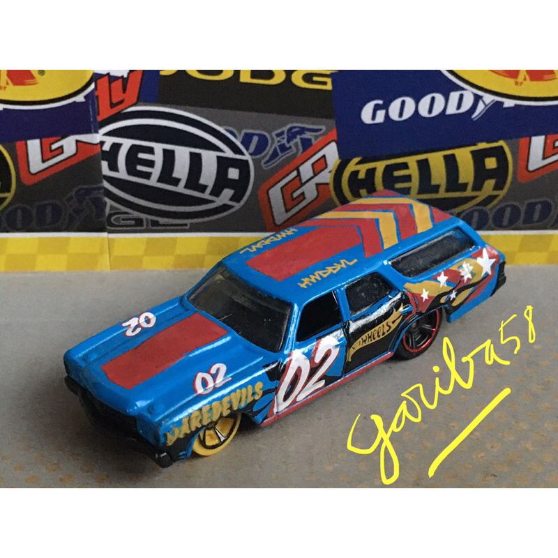 自動車 circuswagon HOT WHEELS '70 CHEVELLE SS WAGON “02” 2018 DAREDEVILS AZ GARIBA58