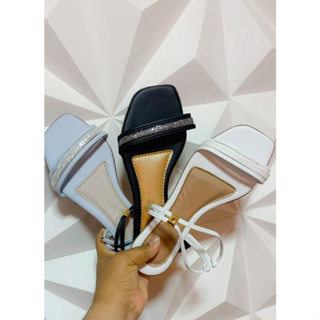 Kit 2 Pares Papete Feminina Rasteirinha Confortável Sandalia Rasteira chinelo