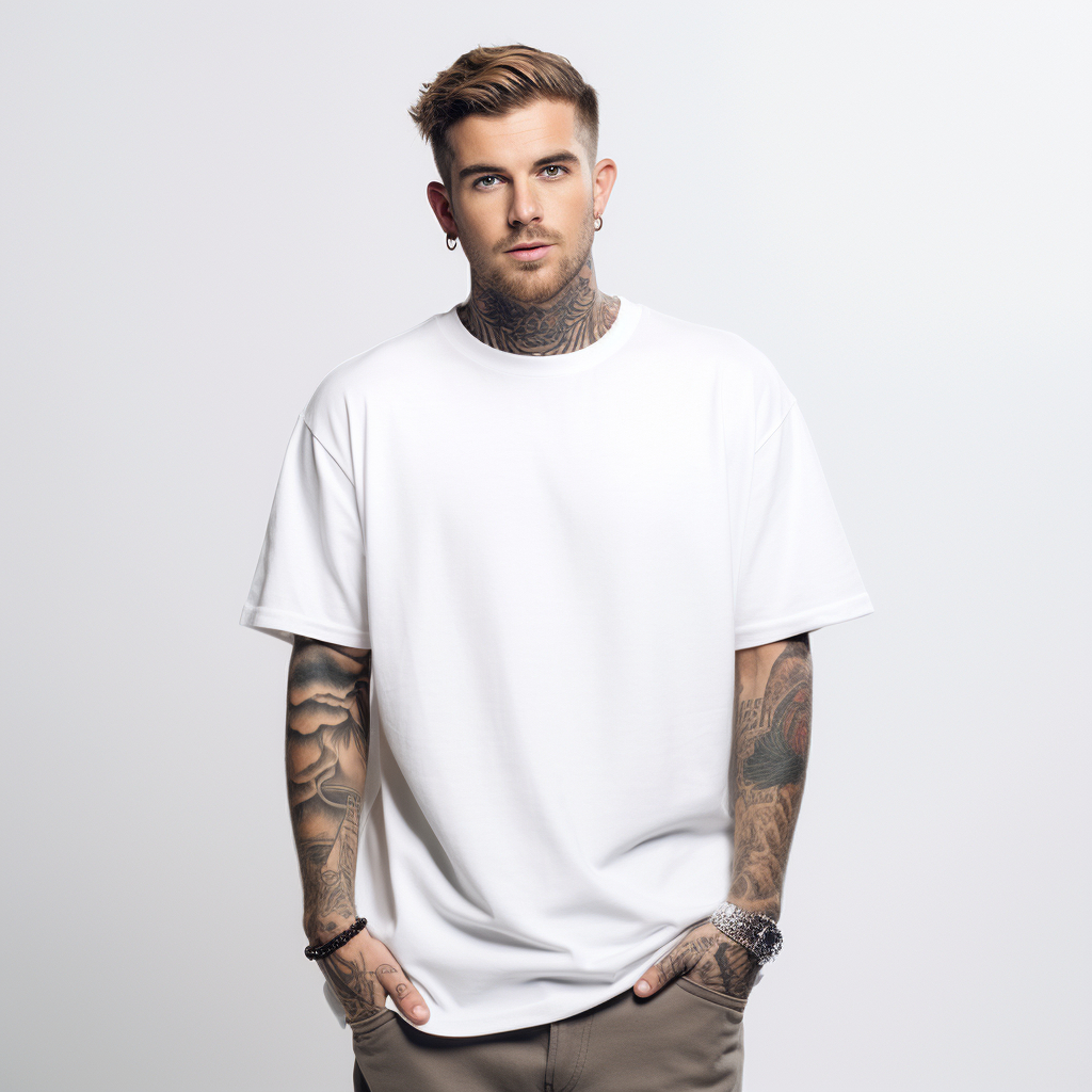 Camisa Branca Preto OffWhite Oversized Mangão Masculina Lisas Plus Size