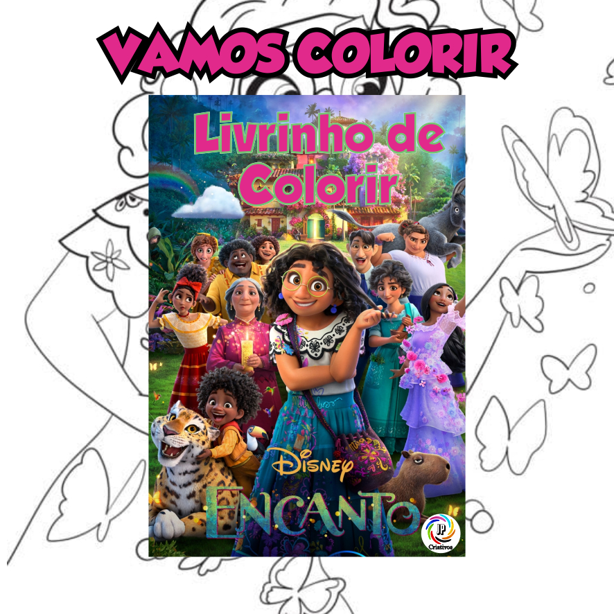 Kit 2 Revistas COLORIR PERSONAGENS DISNEY PINTE LEGAL e BRINQUE DISNEY com  2 caixinmhas de Lápis de Cor 6 Cores ou seja 12 lápis de cor Passatempo,  Jogos, Atividades, Pintar e Colorir