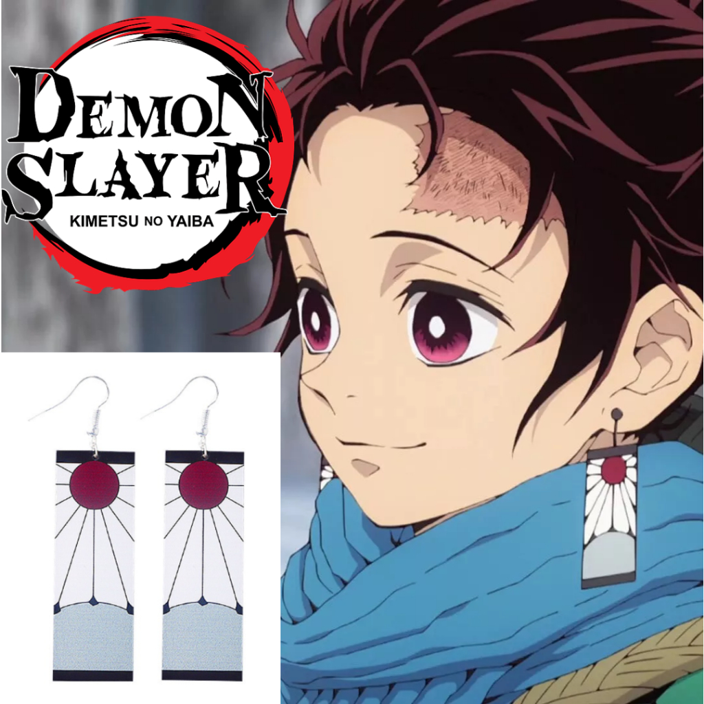 Brinco Kimetsu no Yaiba Demon Slayer Zenitsu Anime Desenho Geek Brinco  Divertido