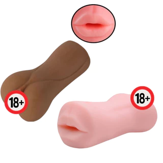 Masturbador Masculino Boca E Vagina Cyberskin Erotico 2 Maig Sexy Import