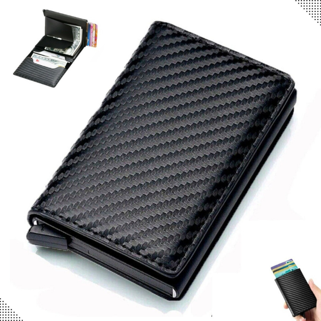 Portafoglio Slim Slim Mint Con Blocco RFID - Ultrasottile, Antifurto, Colore Verde, Come Visto In TV