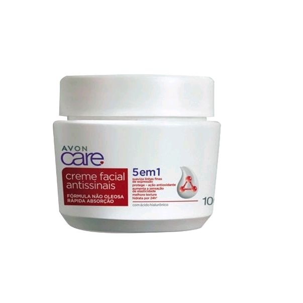 Avon Care Creme Facial Antissinais Reduz linhas de expressão